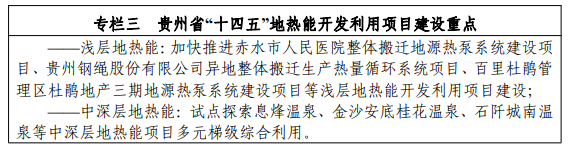 地大熱能：貴州新能源發(fā)展“十四五”規(guī)劃地熱投資超100億！