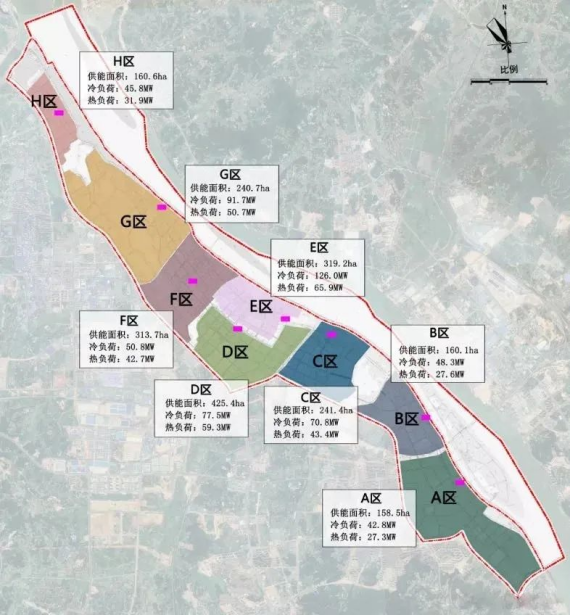 “十四五”期間，長(zhǎng)沙望城濱水新城規(guī)劃建設(shè)8座淺層地?zé)崮茉凑?地大熱能